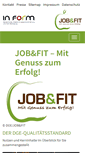 Mobile Screenshot of jobundfit.de