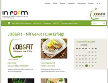 Tablet Screenshot of jobundfit.de